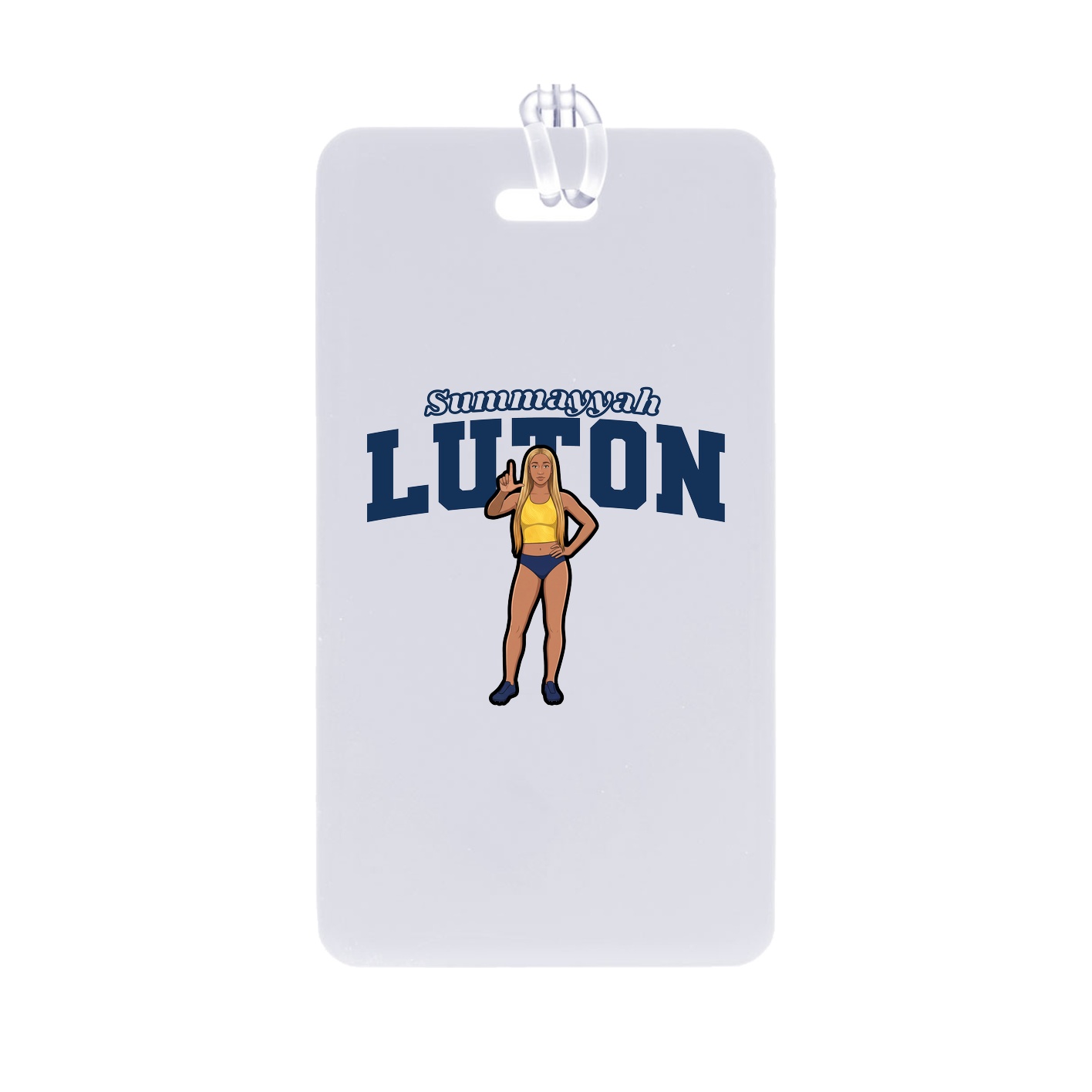 Bag Tag — Name Arch in Classic