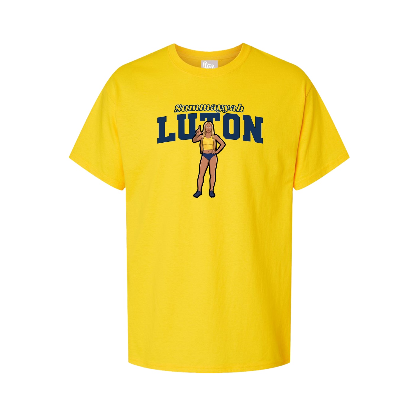 Tee — Name Arch in Gold