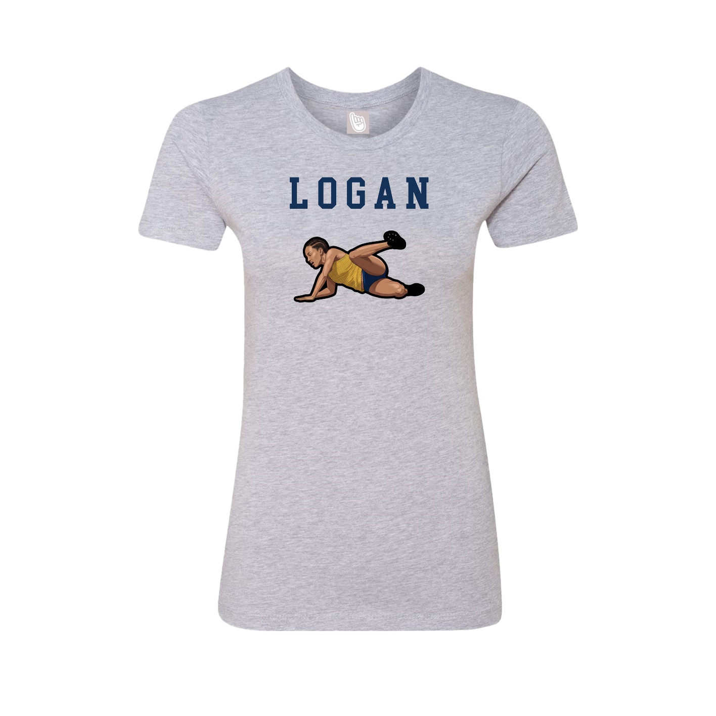 Fitted Women's Tee — Shirsey in Grey