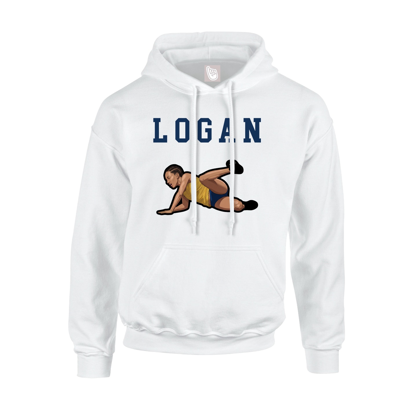 Hoodie — Shirsey in White