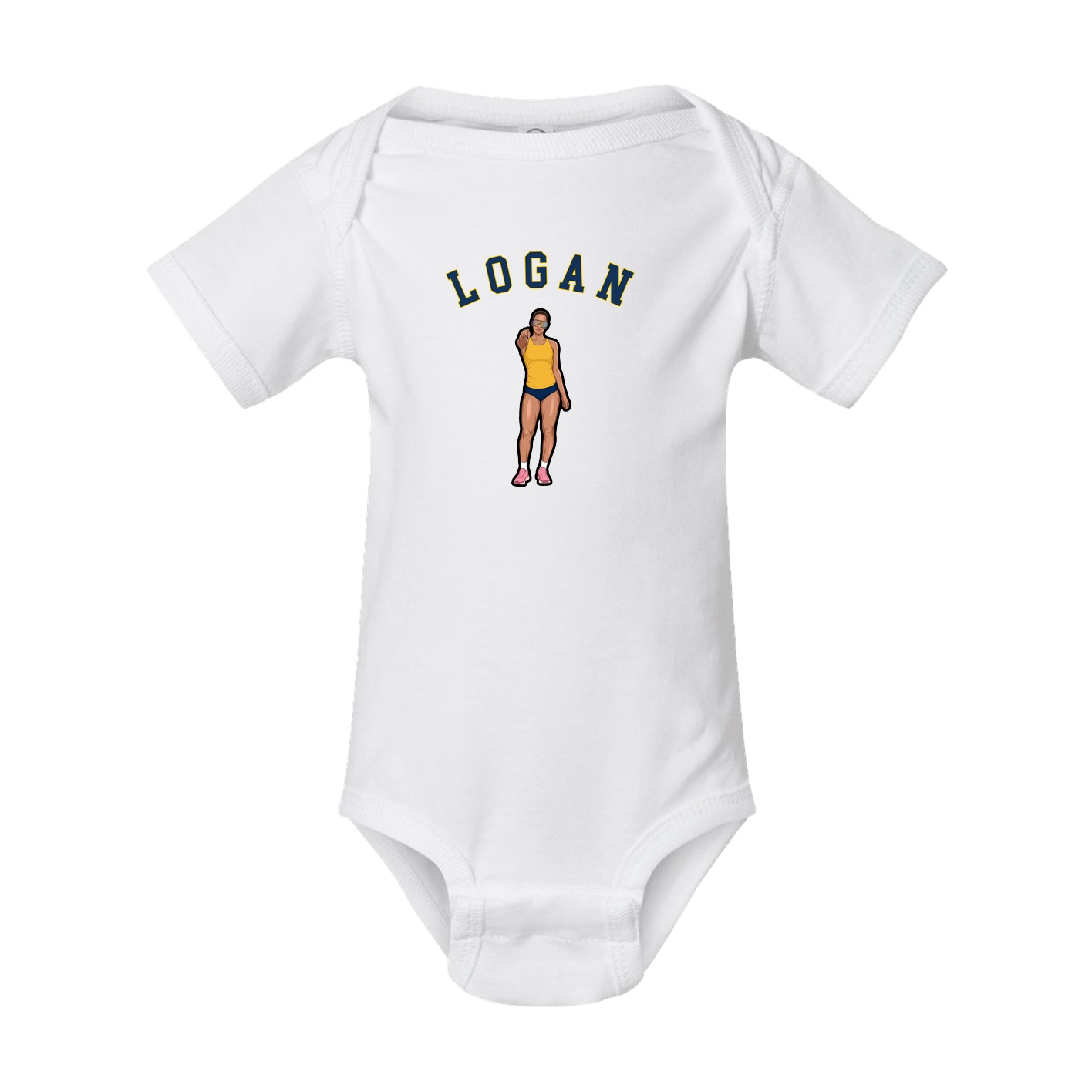 Baby Onesie — Shirsey Arch in White