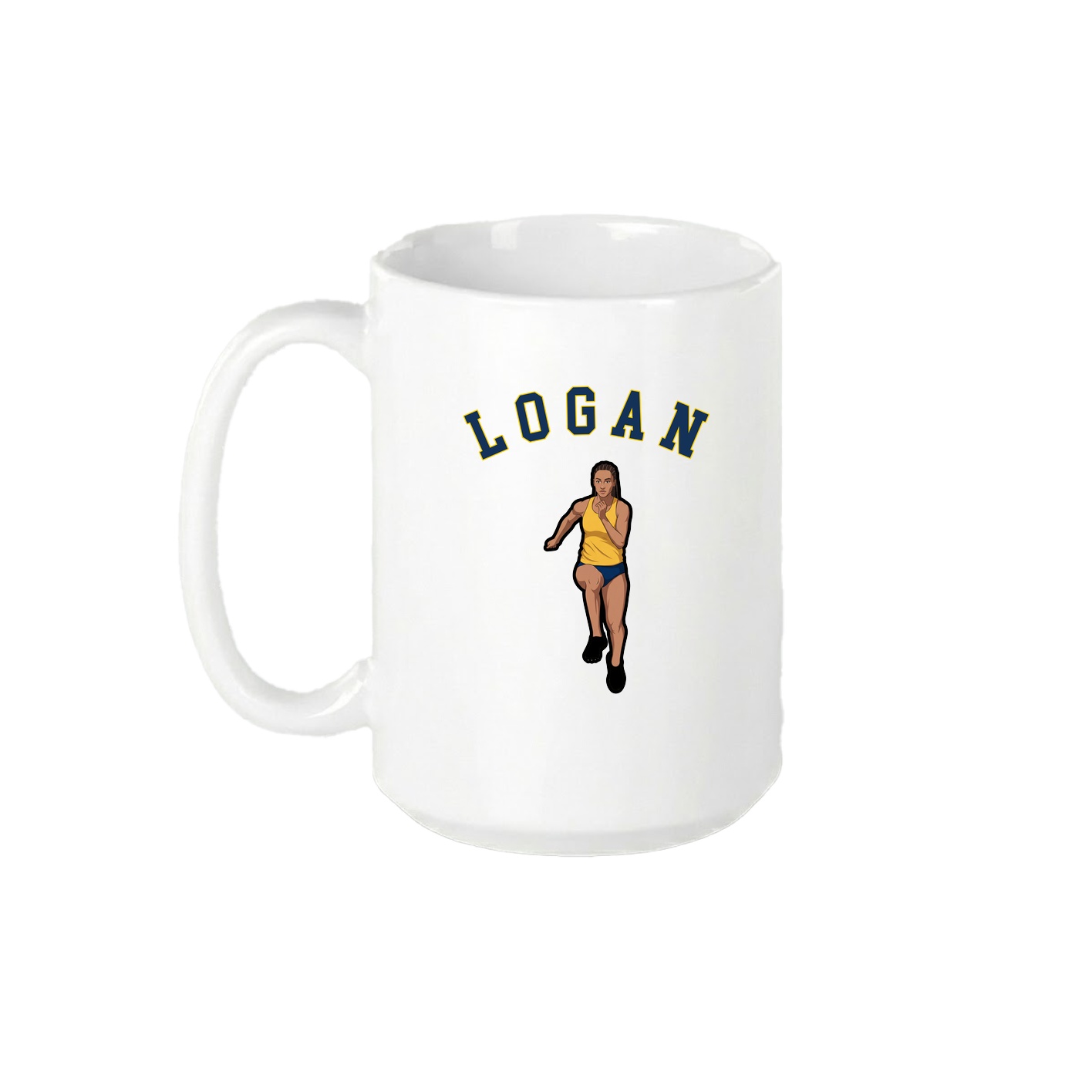 15oz Coffee Mug — Shirsey Arch in White