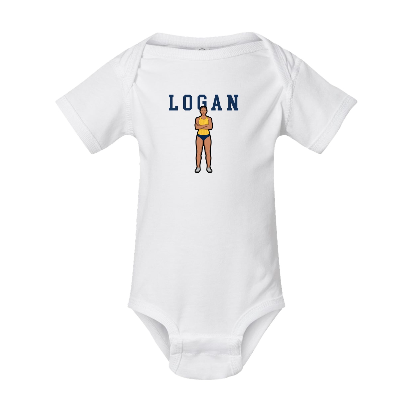 Baby Onesie — Shirsey in White