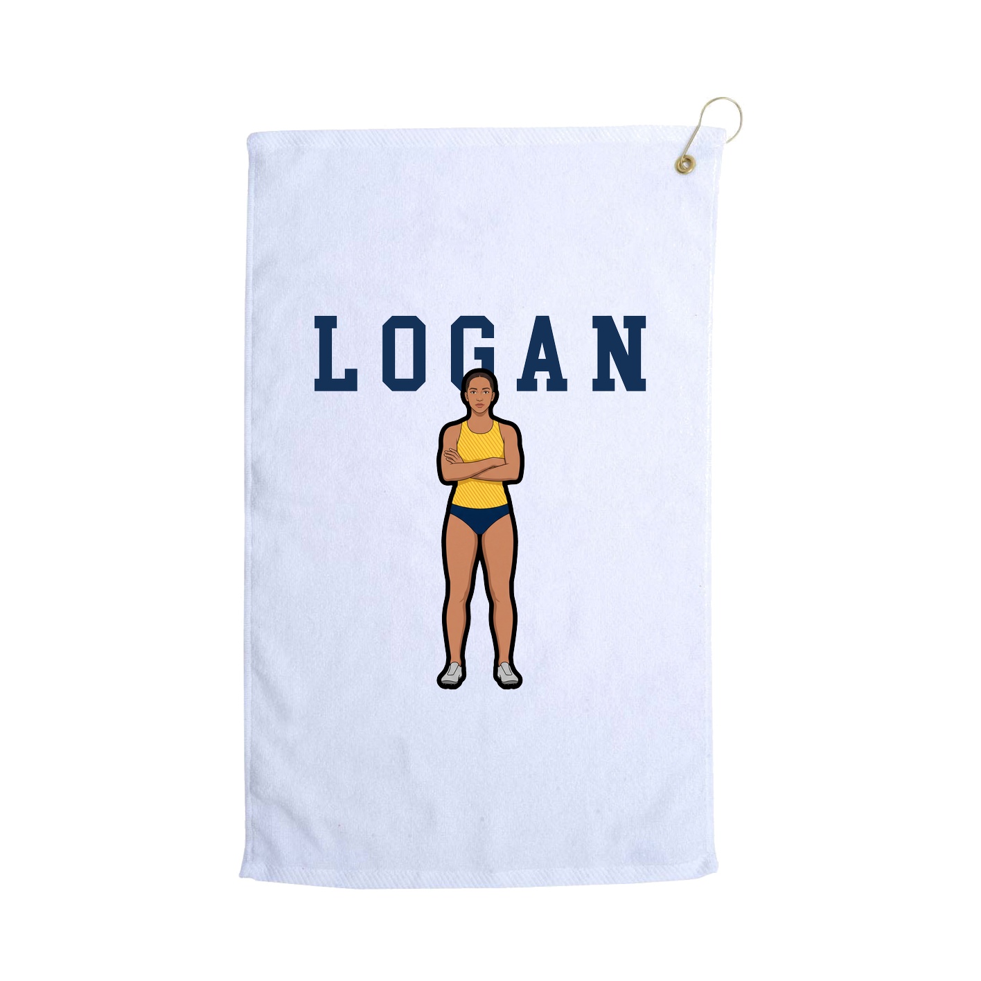 Golf Towel — Shirsey in White