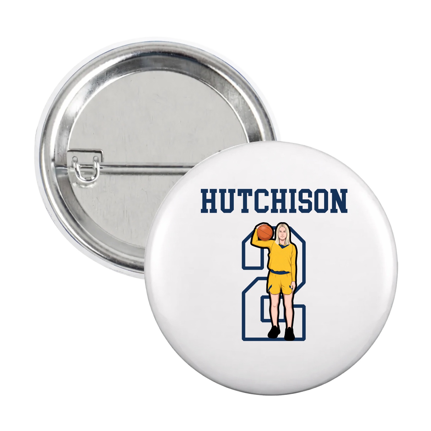 Game Day Button — Shirsey in White