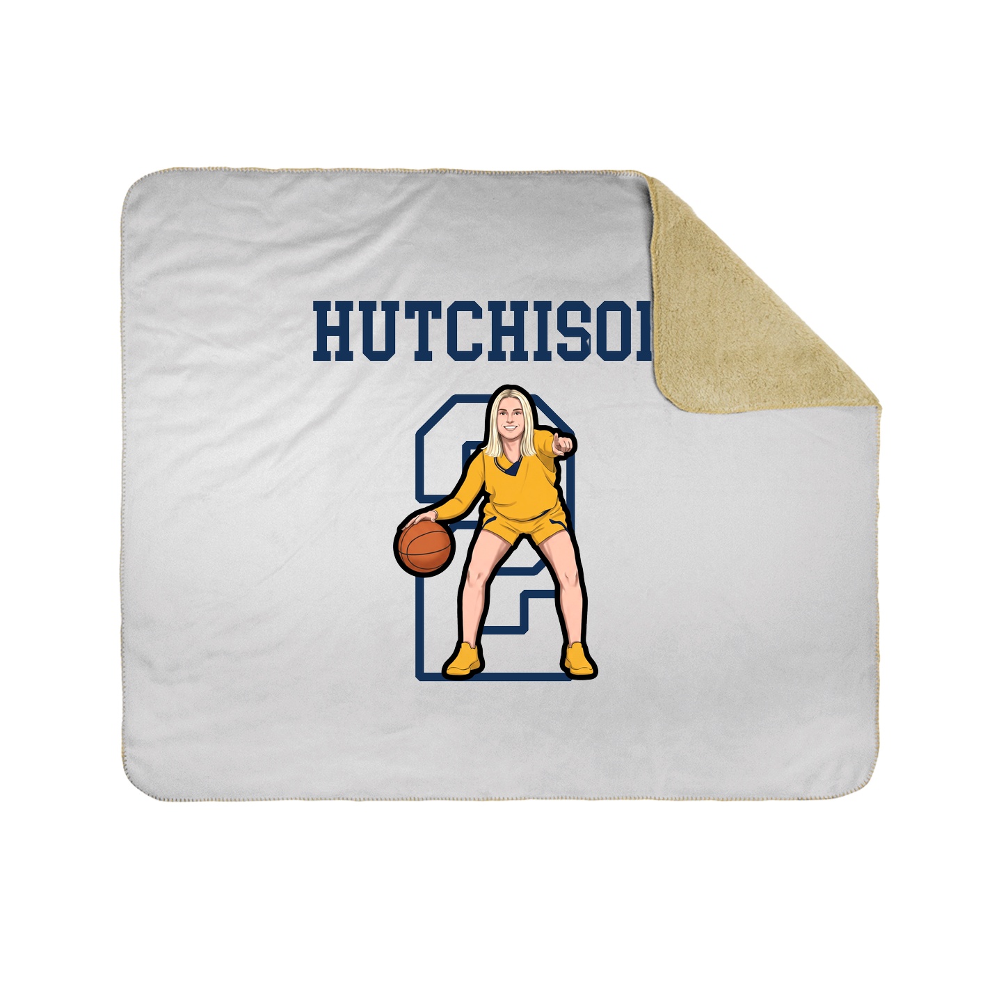 Throw Blanket — Shirsey in White