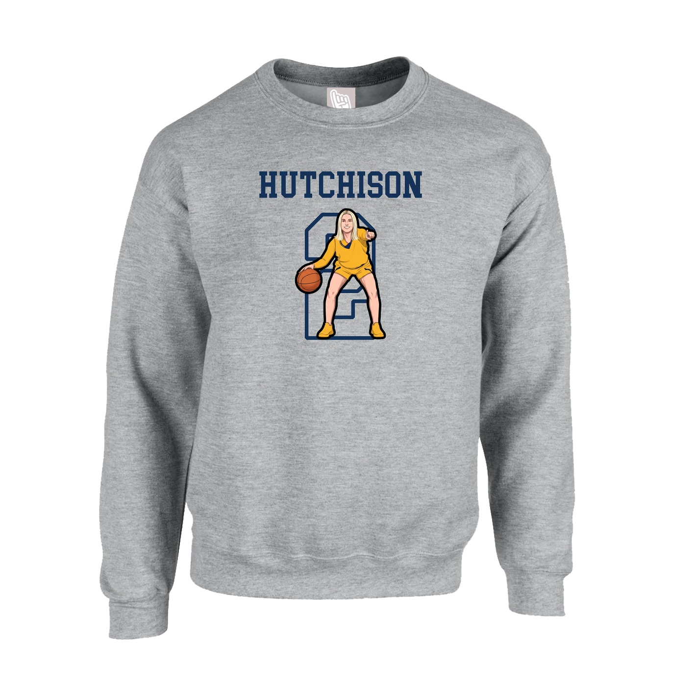 Fleece Crew — Shirsey in Grey