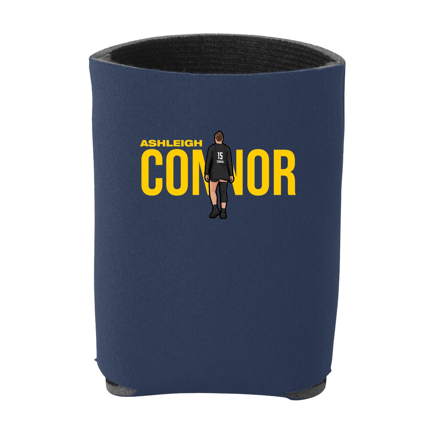 Can Holder — Player Name in Navy