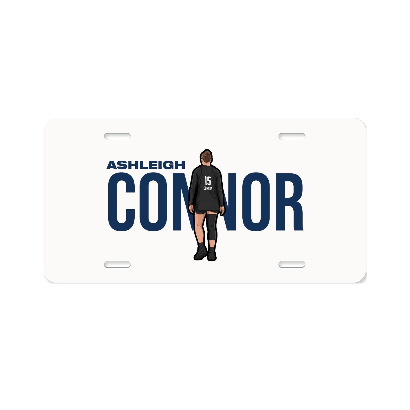 License Plate — Player Name in Classic