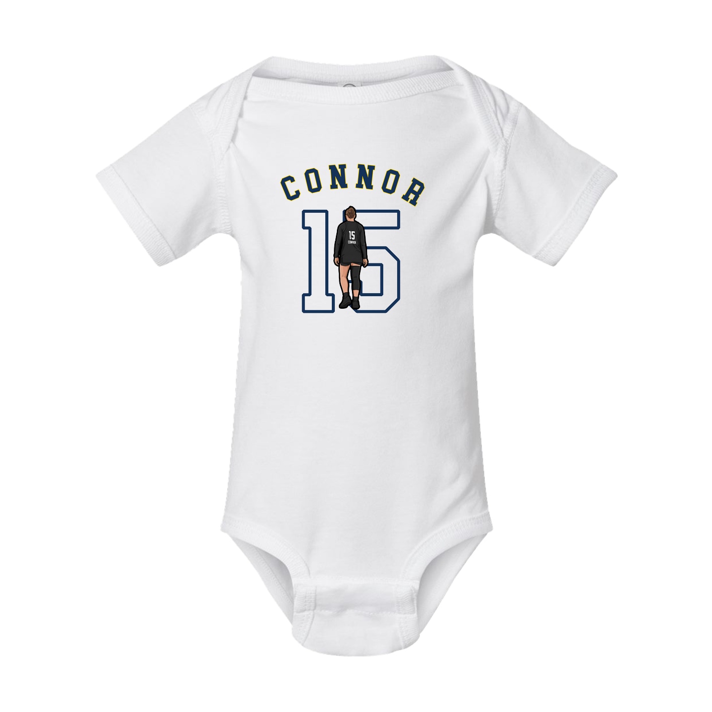 Baby Onesie — Shirsey Arch in White