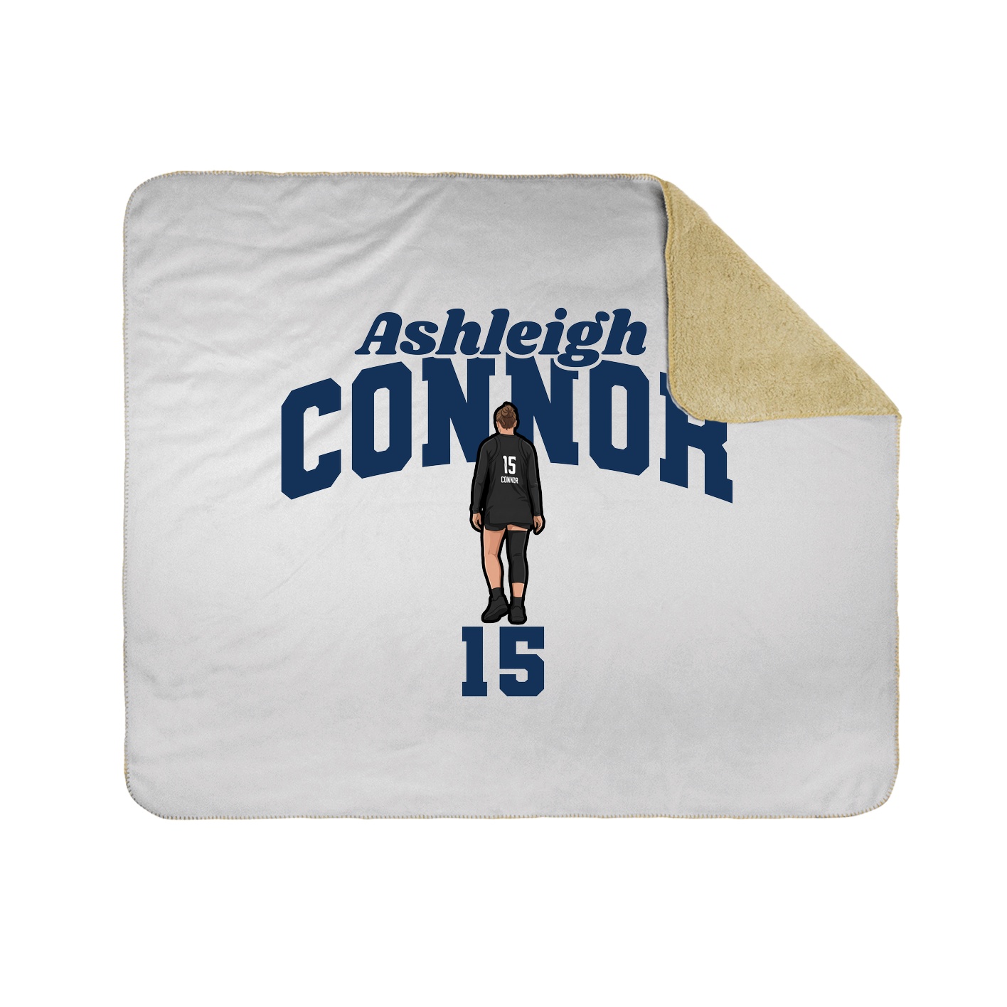 Throw Blanket — Signature Arch in White