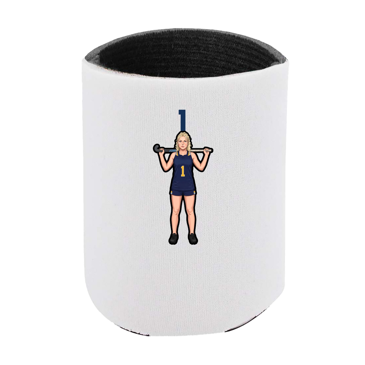 Can Holder — Number Top in White