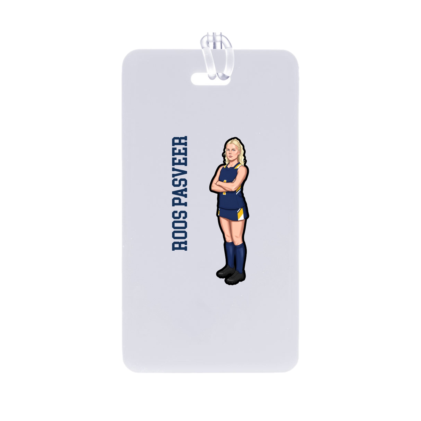 Bag Tag — Name Vertical in Classic