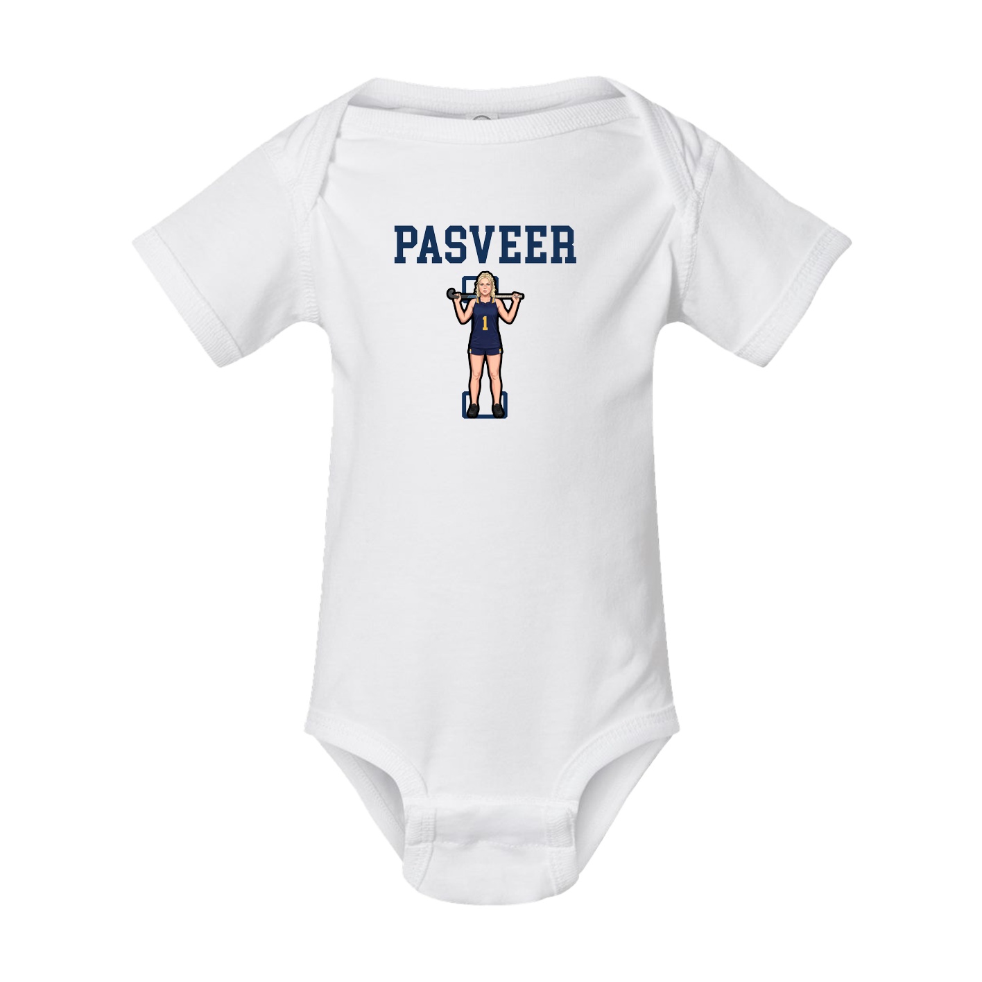 Baby Onesie — Shirsey in White