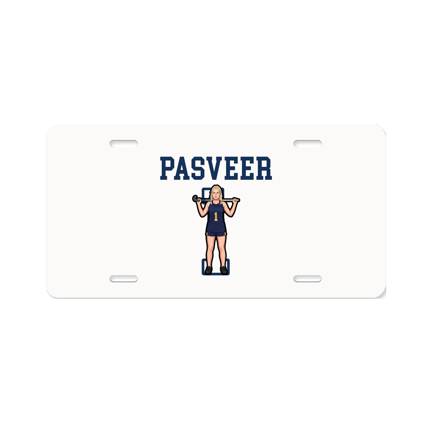 License Plate — Shirsey in Classic