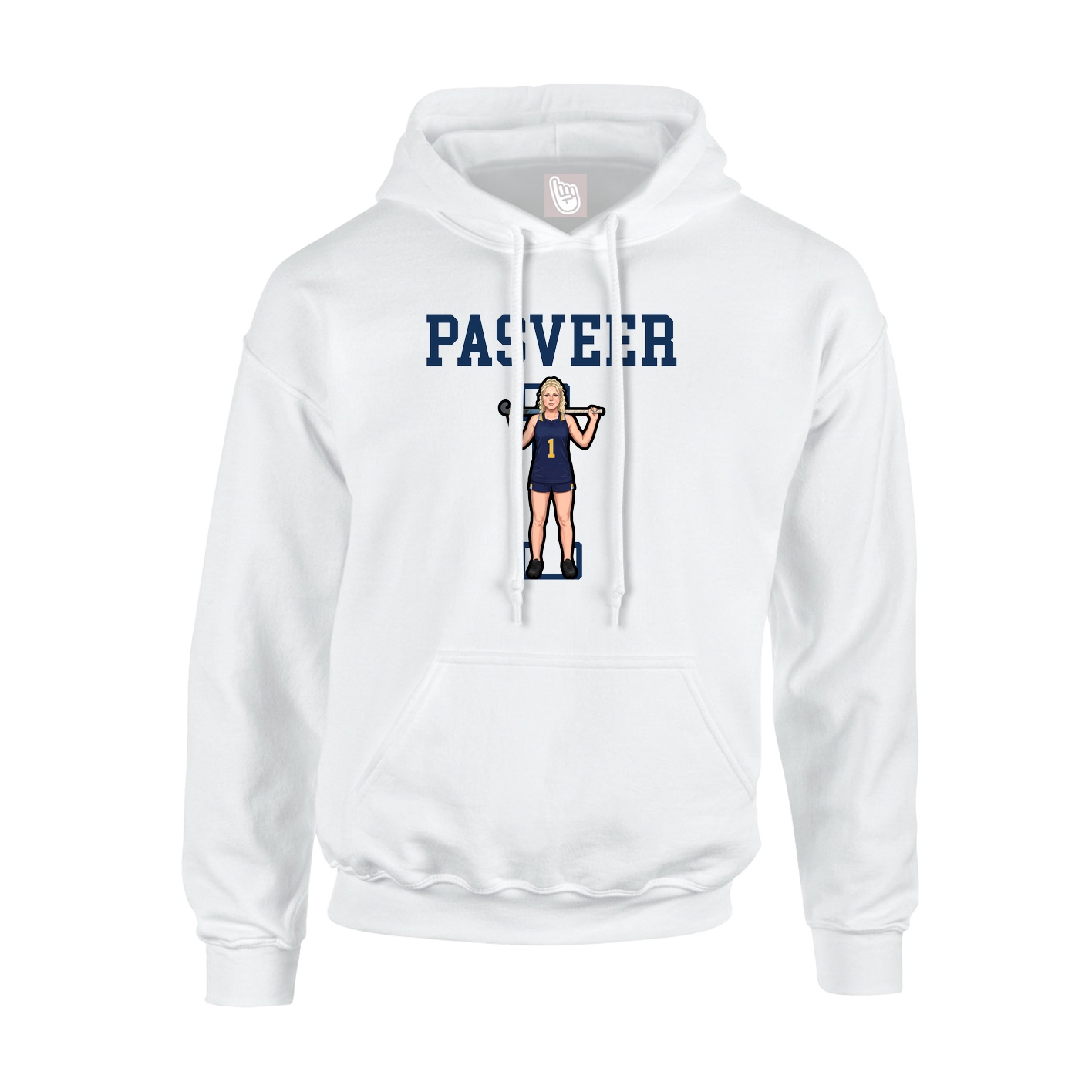 Youth Hoodie — Shirsey in White