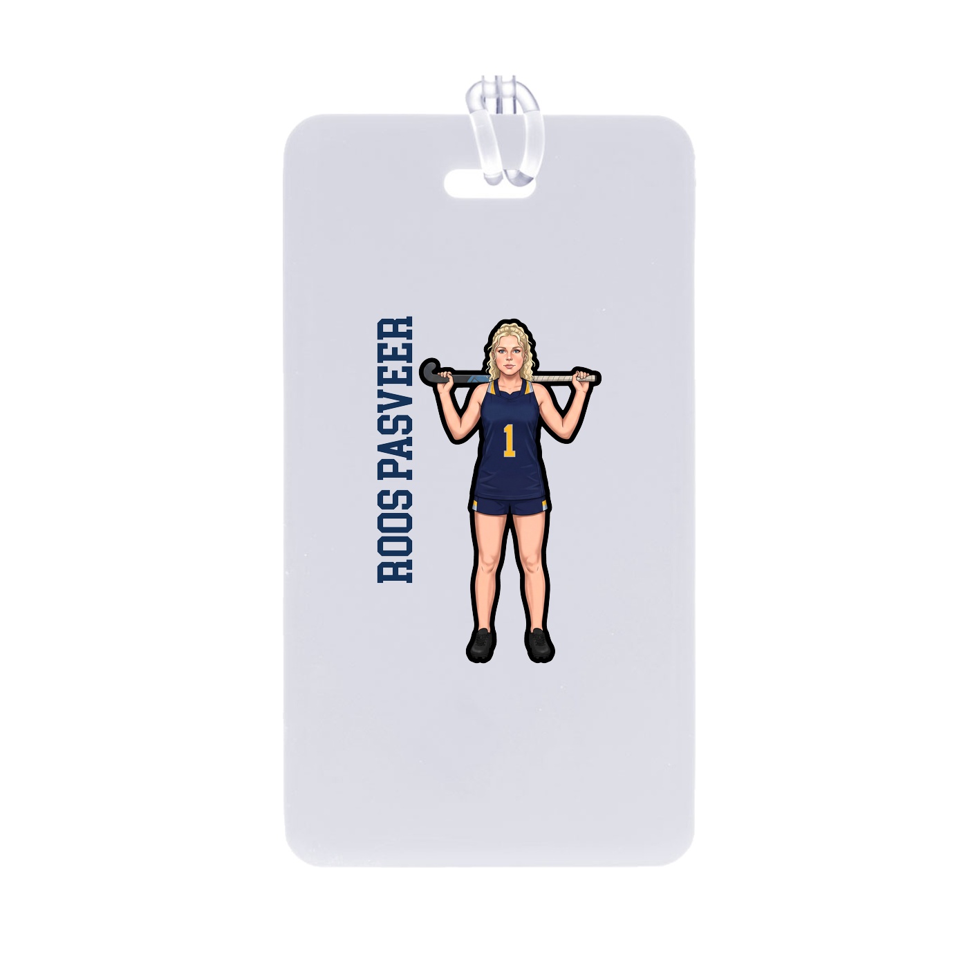 Bag Tag — Name Vertical in Classic