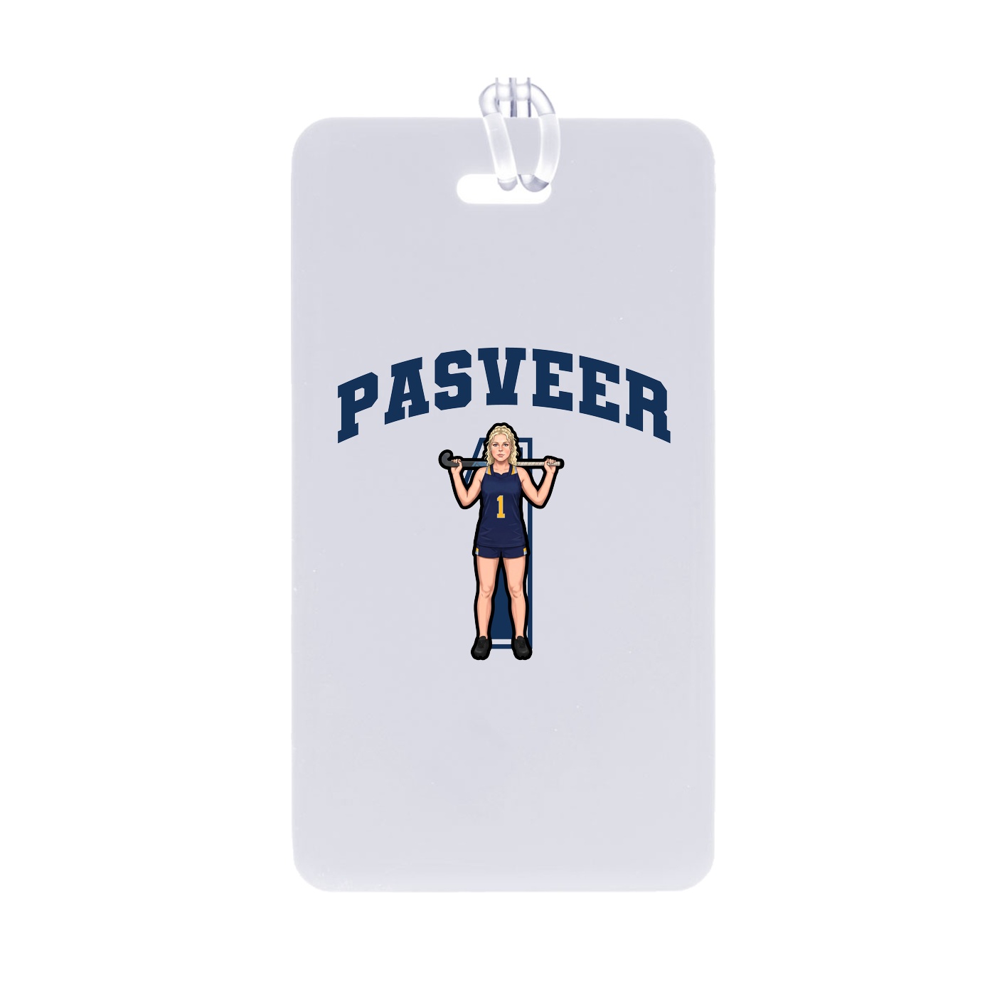 Bag Tag — Number in Classic