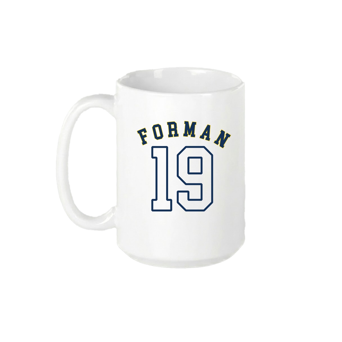 15oz Coffee Mug — Shirsey Arch in White