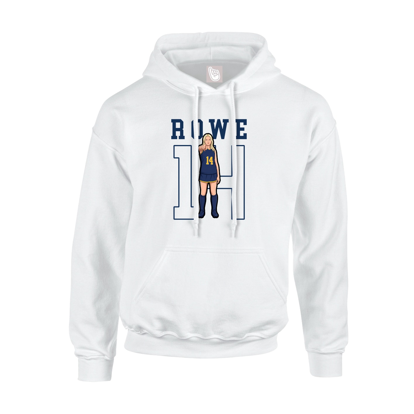 Hoodie — Shirsey in White
