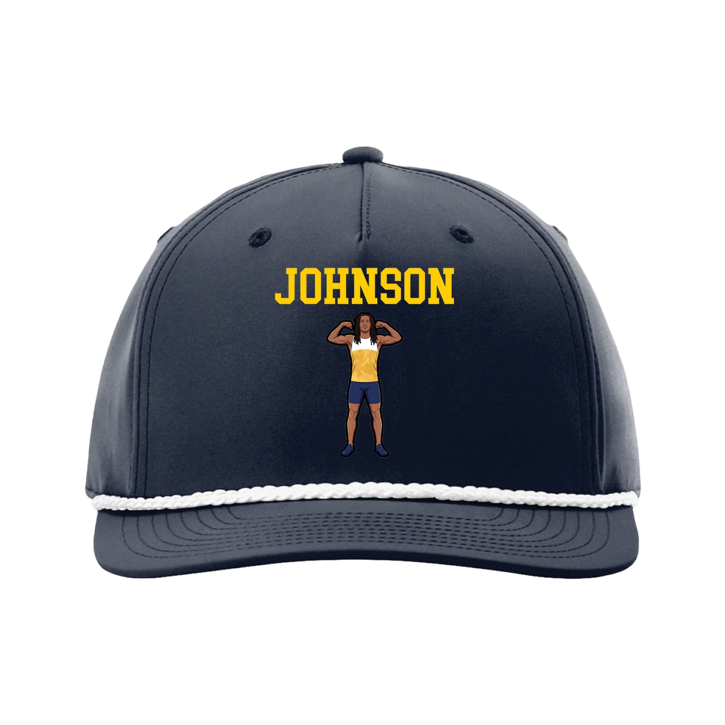 Five-Panel Classic Rope Cap — Shirsey in Navy