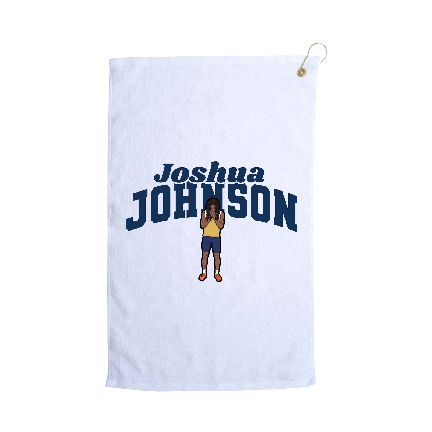 Golf Towel — Signature Arch in White