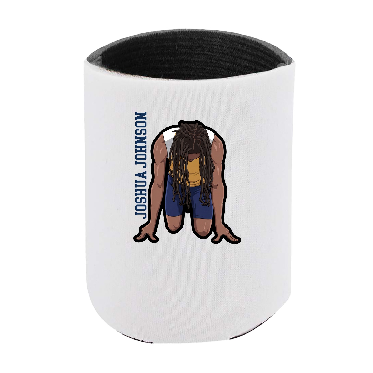 Can Holder — Name Vertical in White