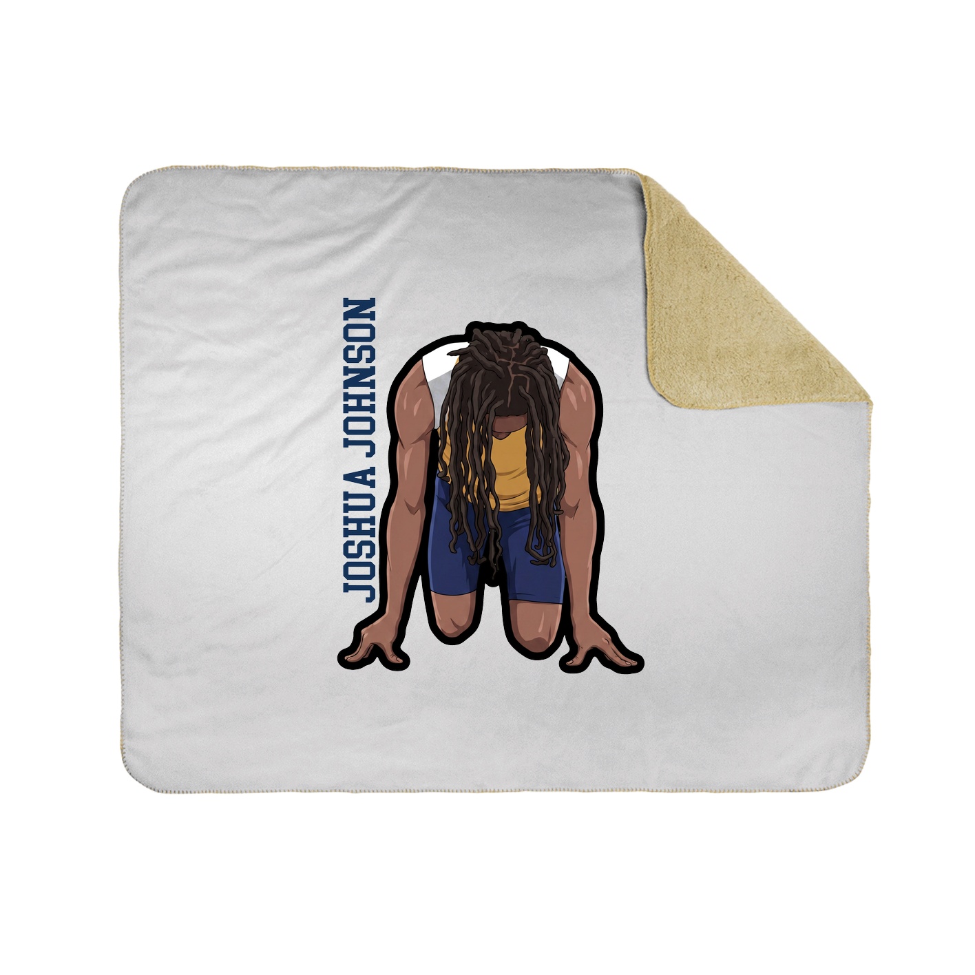50x60 Sherpa Lined Throw Blanket