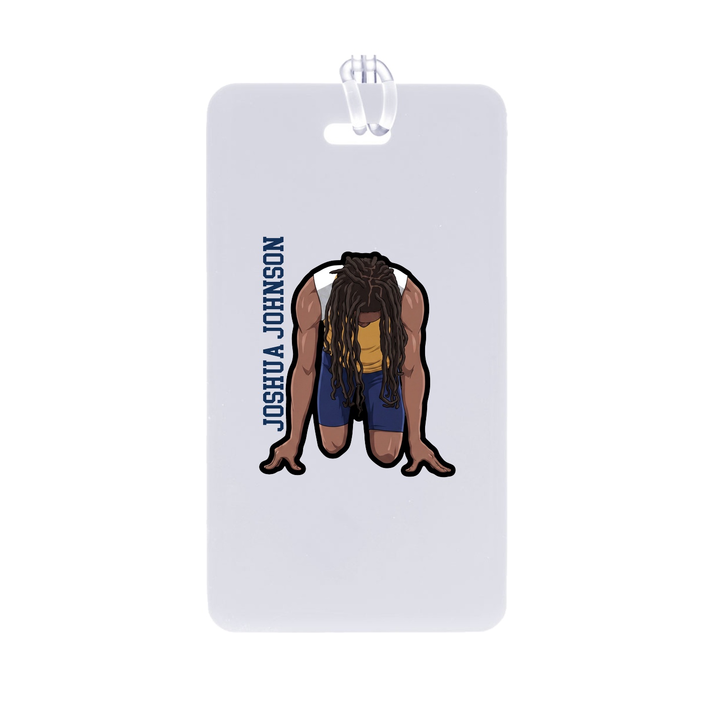 Bag Tag — Name Vertical in Classic