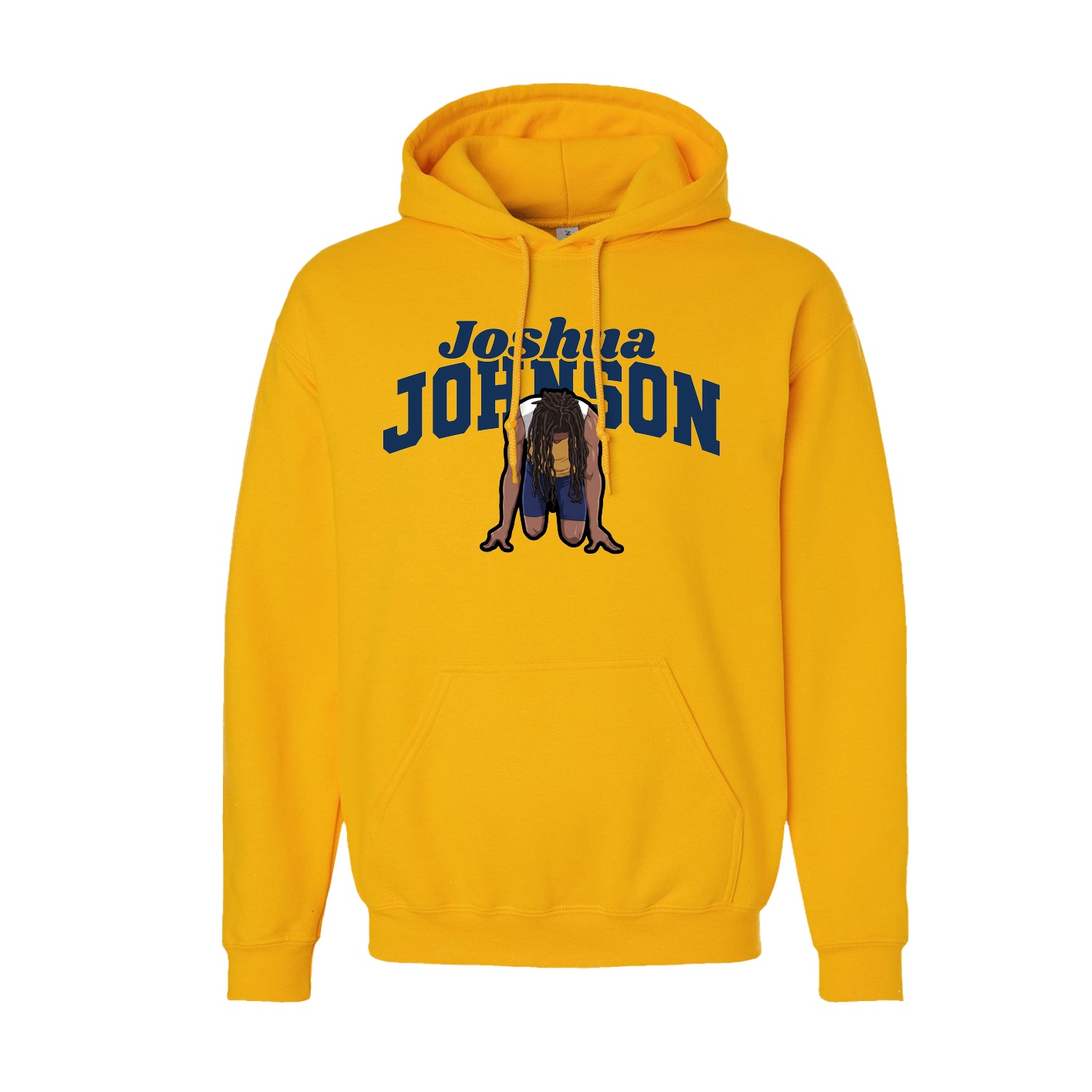 Hoodie — Signature Arch in Gold