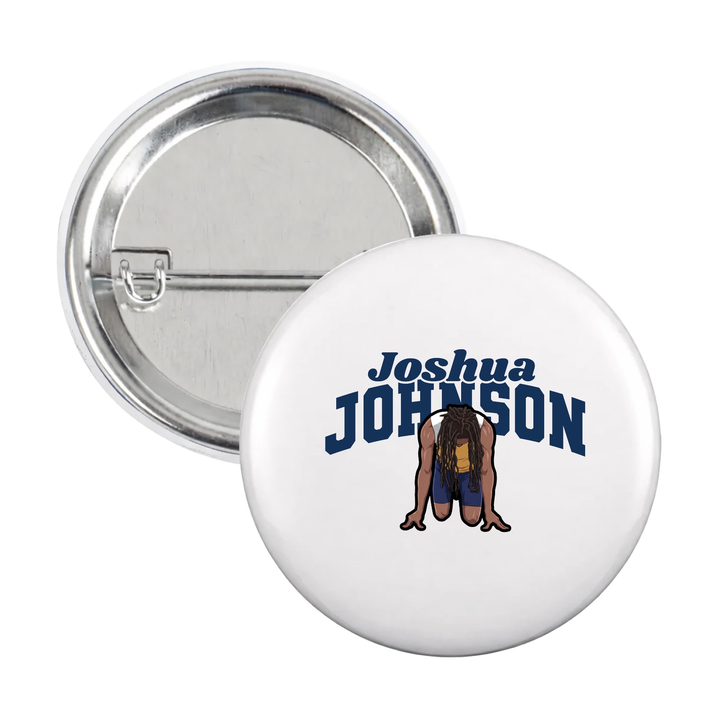 Game Day Button — Signature Arch in White