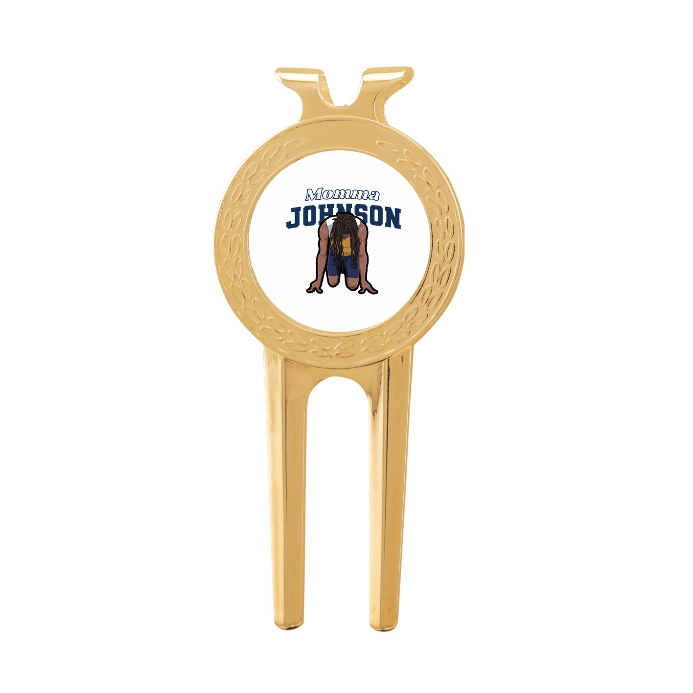 Divot Tool with Ball Marker — Mothers Day Block in Classic