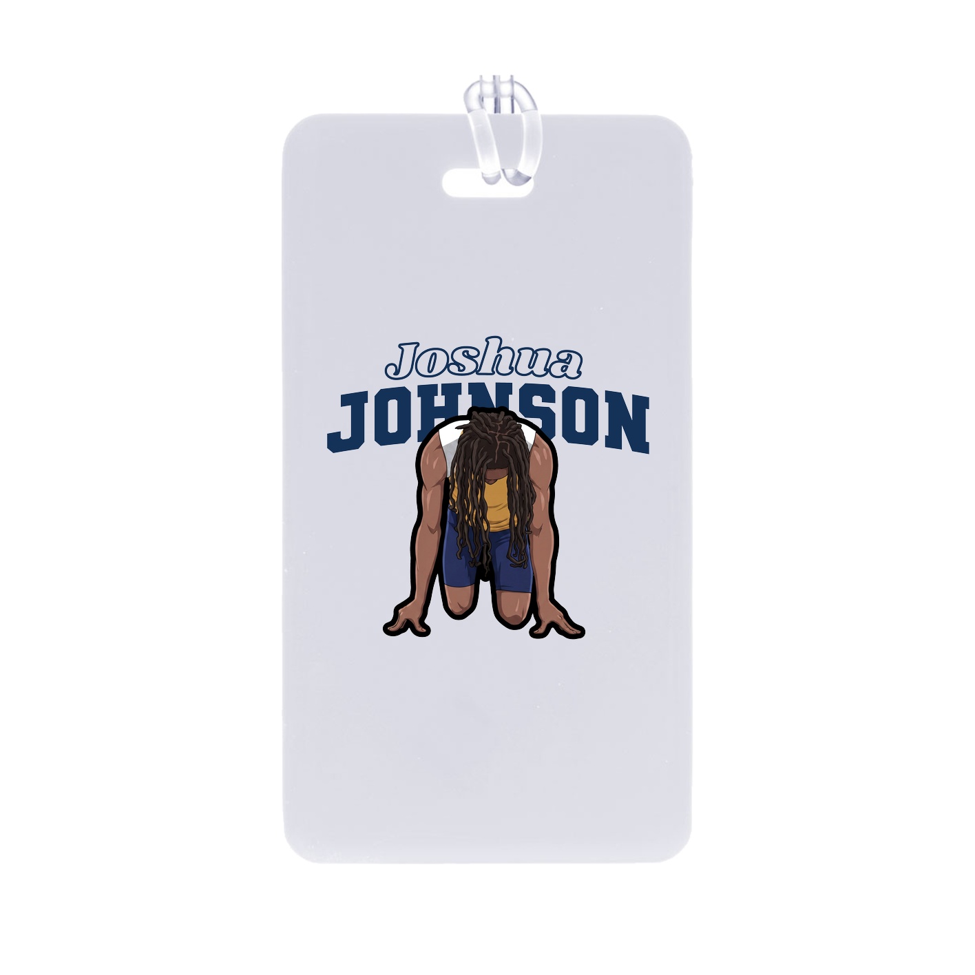 Bag Tag — Name Arch in Classic
