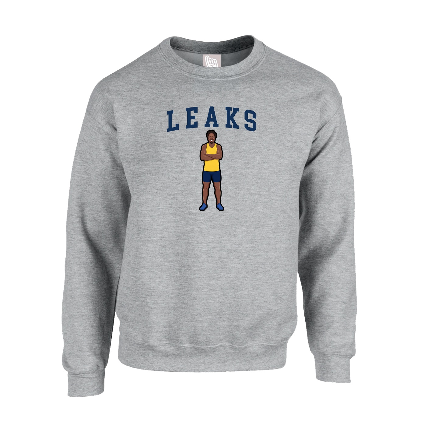 Fleece Crew — Shirsey in Grey