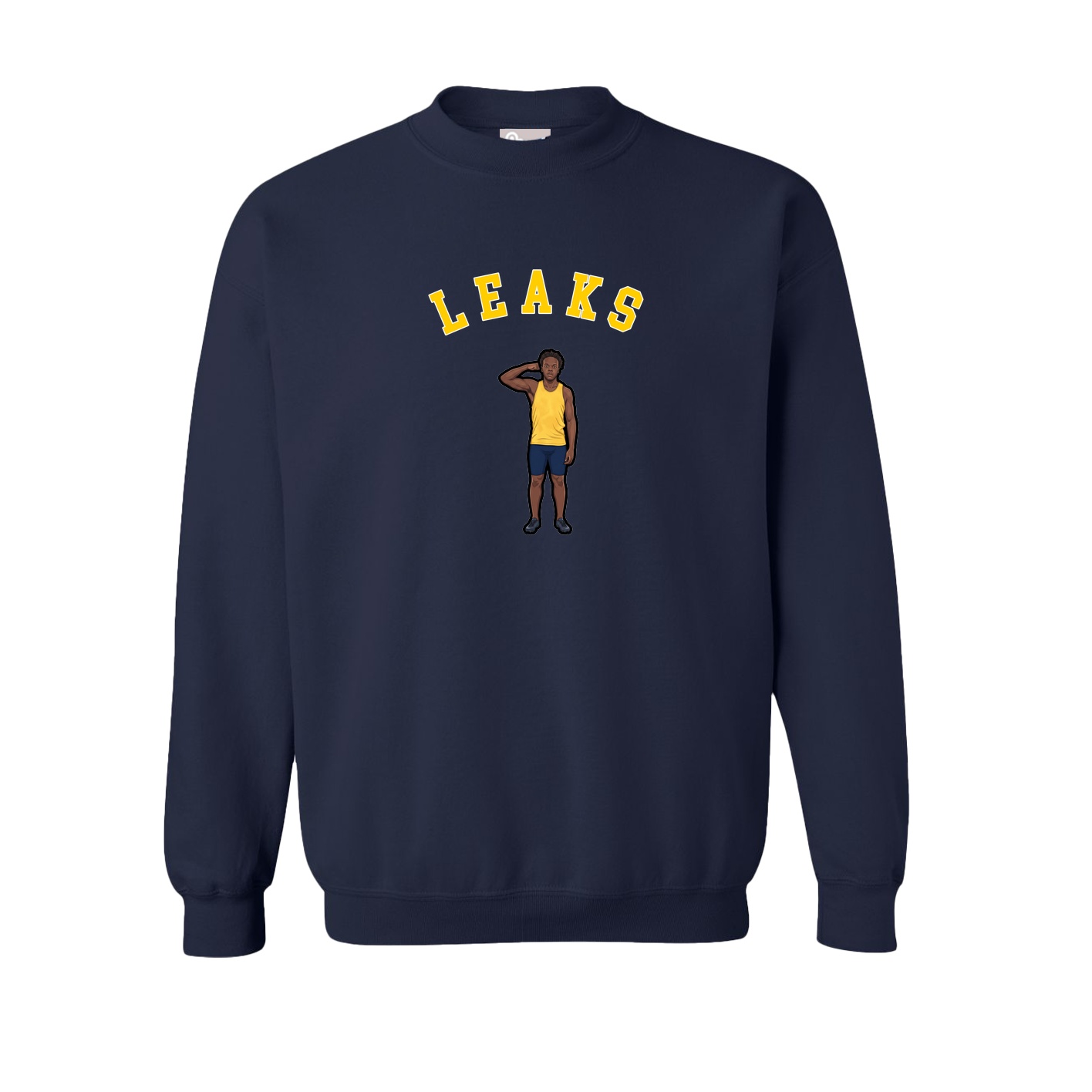 Fleece Crew — Shirsey Arch in Navy
