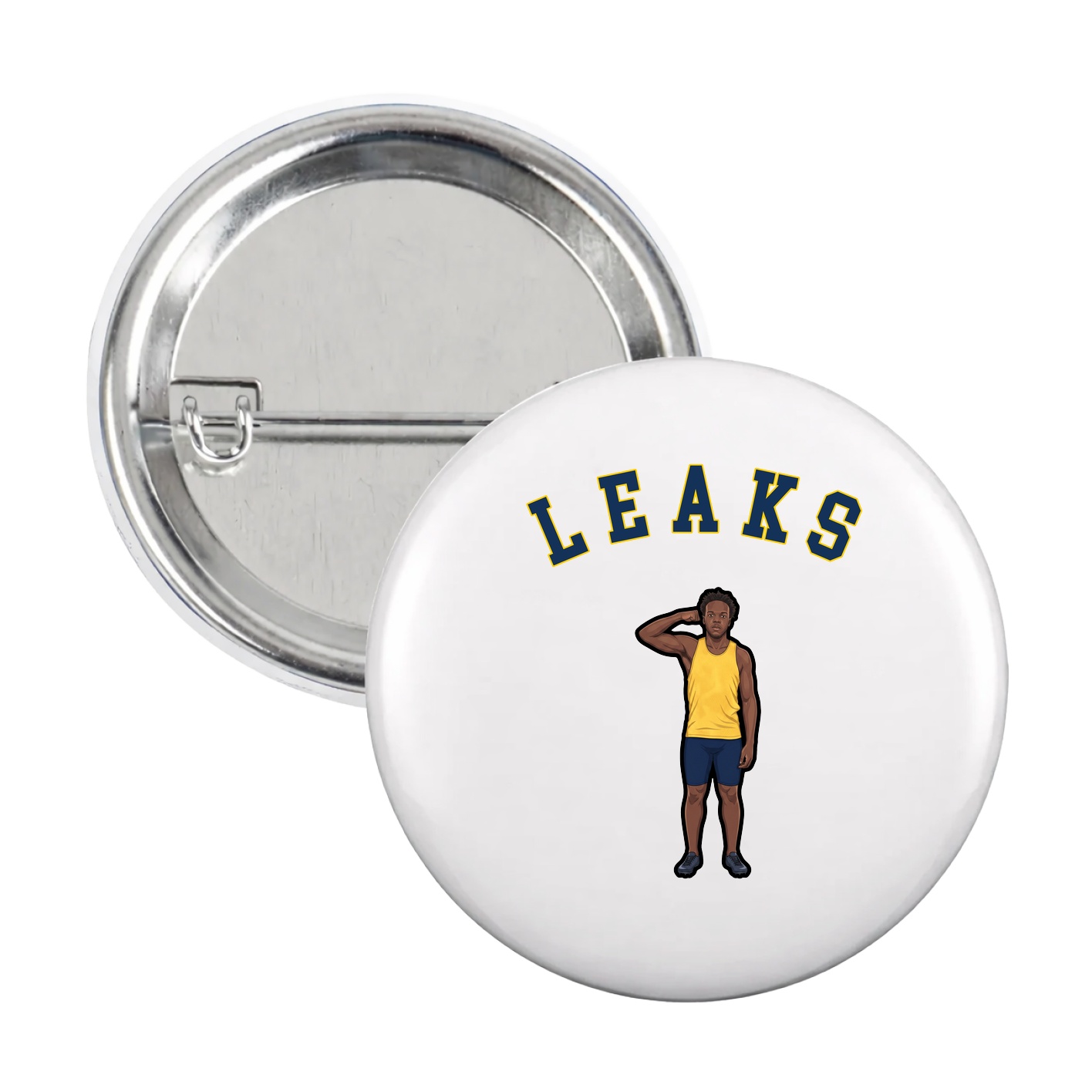 Game Day Button — Shirsey Arch in White