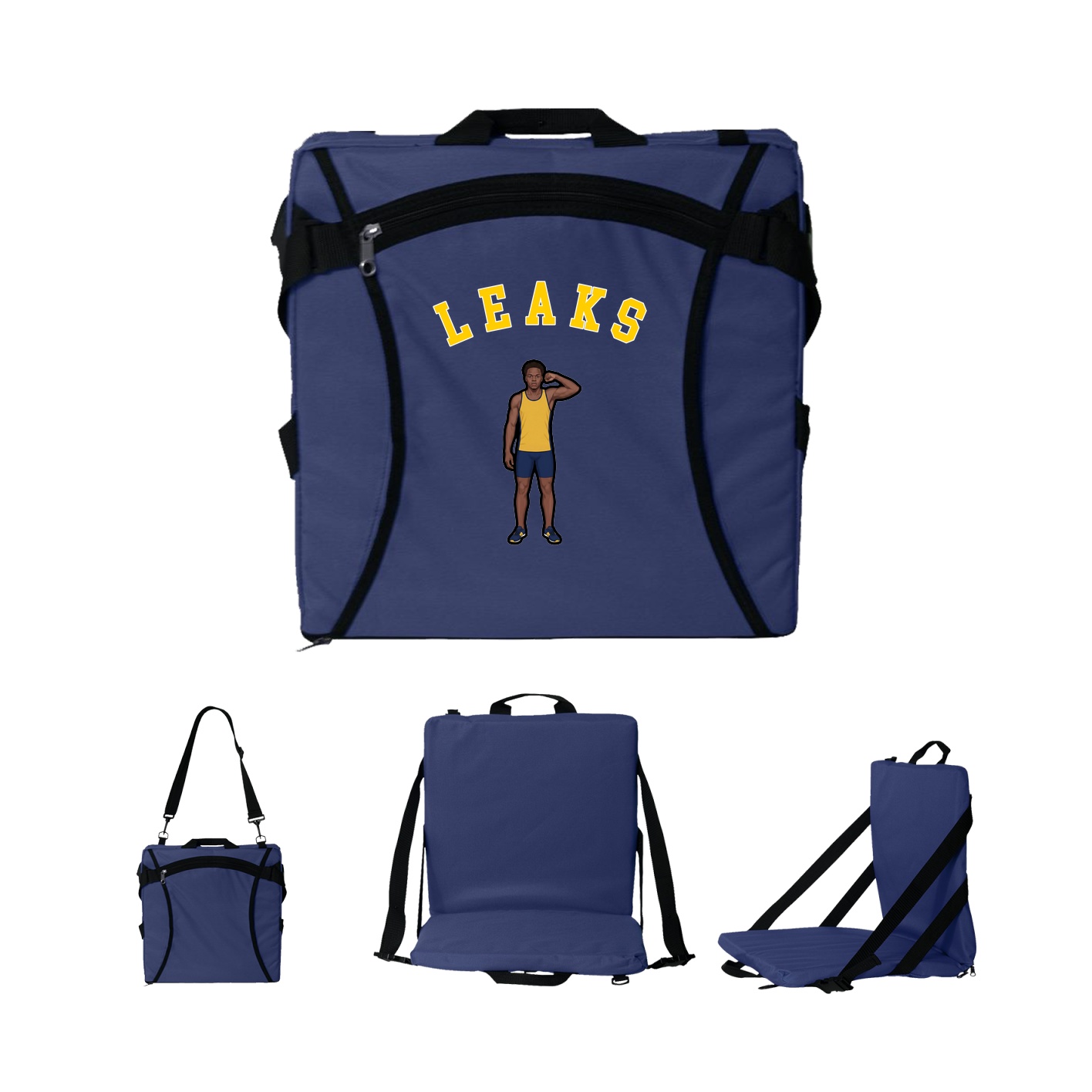 Folding Stadium Seat — Shirsey Arch in Navy