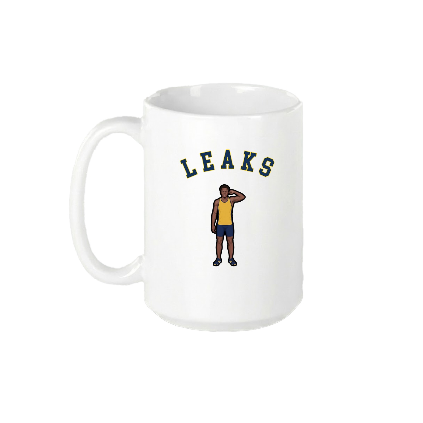 15oz Coffee Mug — Shirsey Arch in White