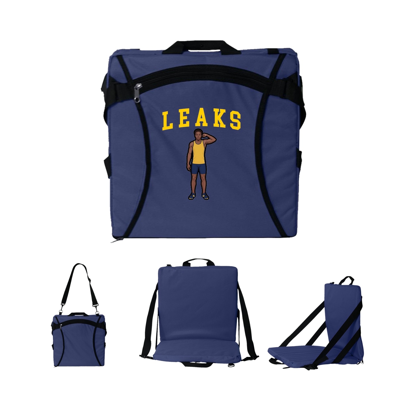 Folding Stadium Seat — Shirsey in Navy