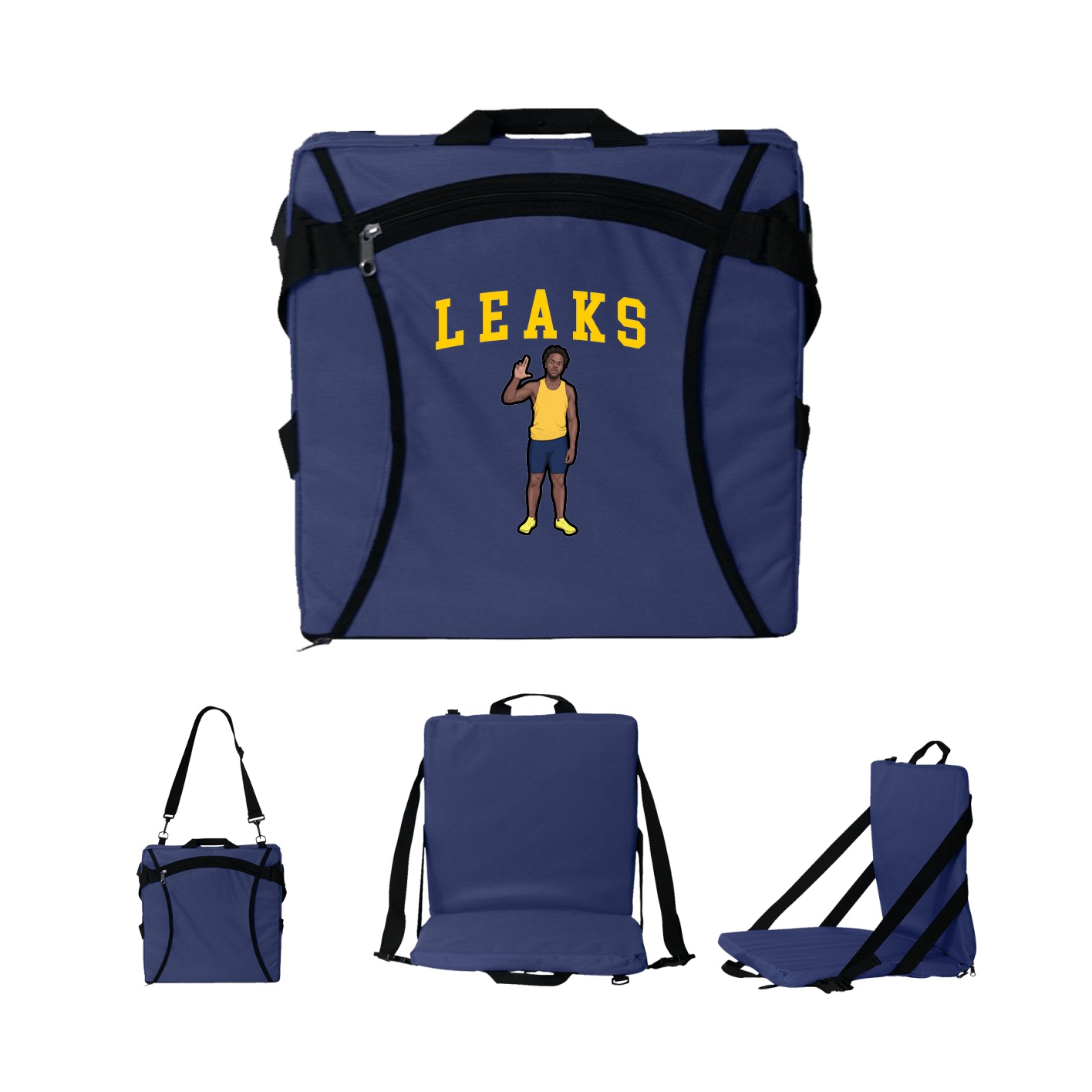 Folding Stadium Seat — Shirsey in Navy