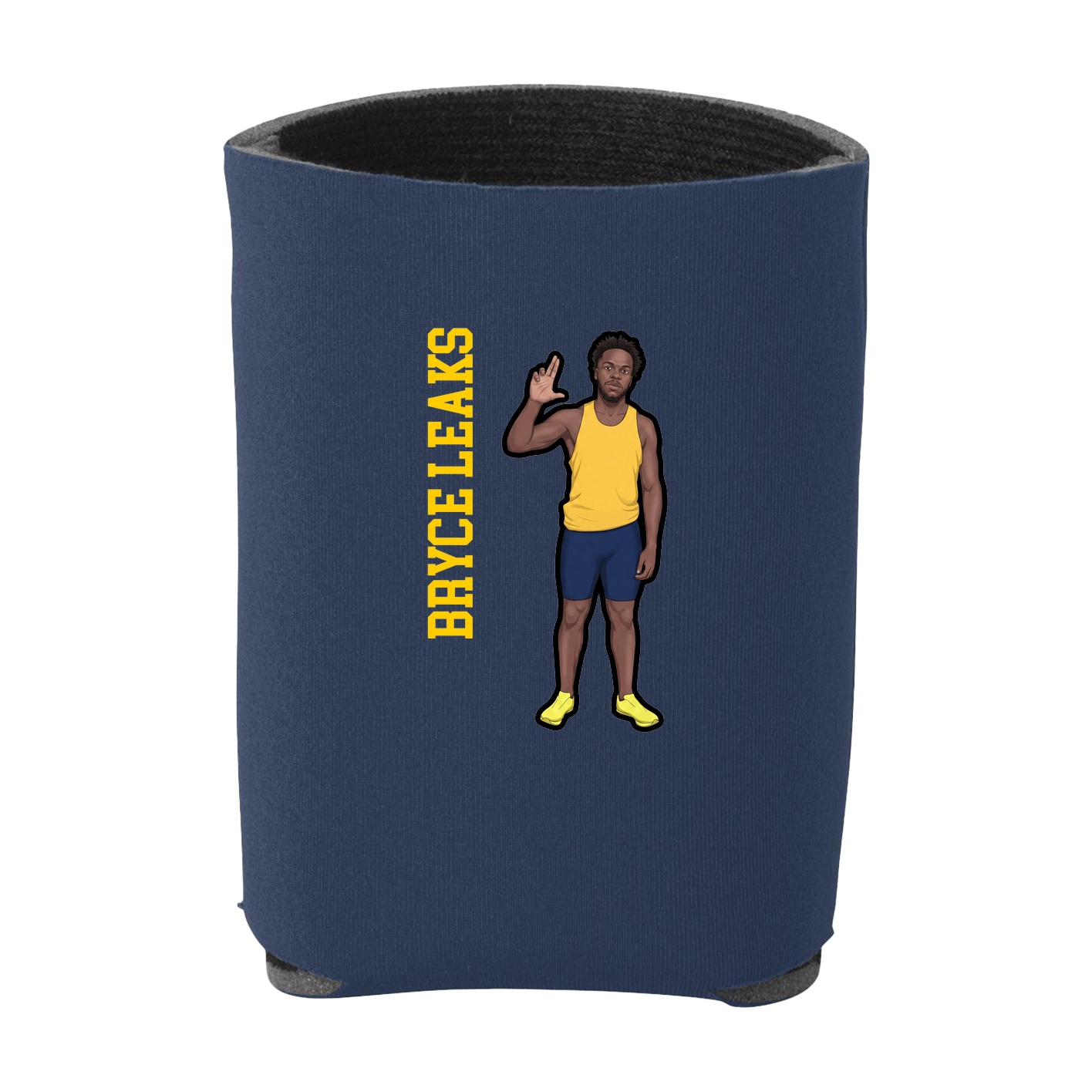 Can Holder — Name Vertical in Navy