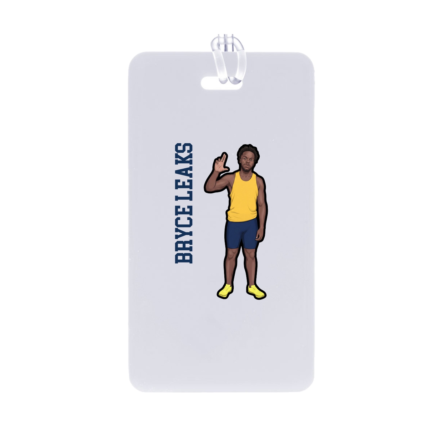 Bag Tag — Name Vertical in Classic