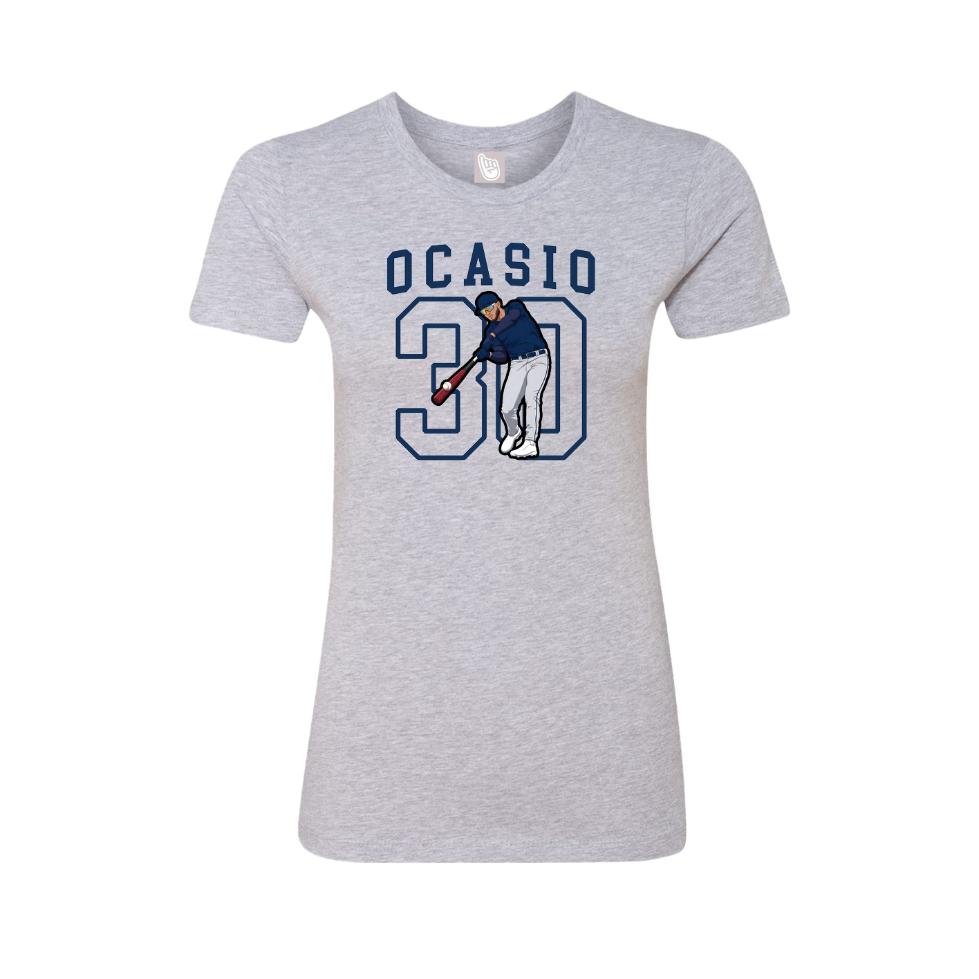 Fitted Women's Tee — Shirsey in Grey