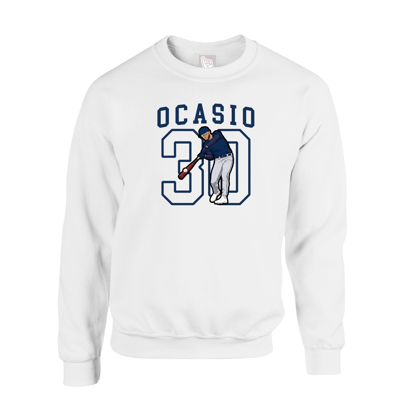 Fleece Crew — Shirsey in White