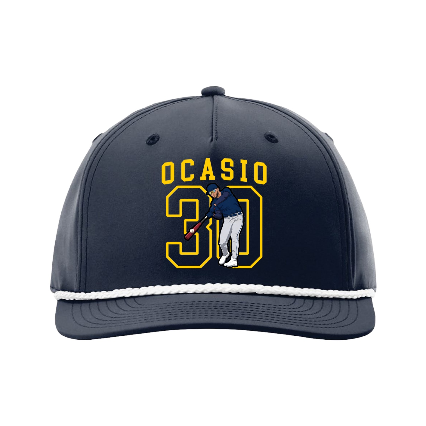 Five-Panel Classic Rope Cap — Shirsey in Navy