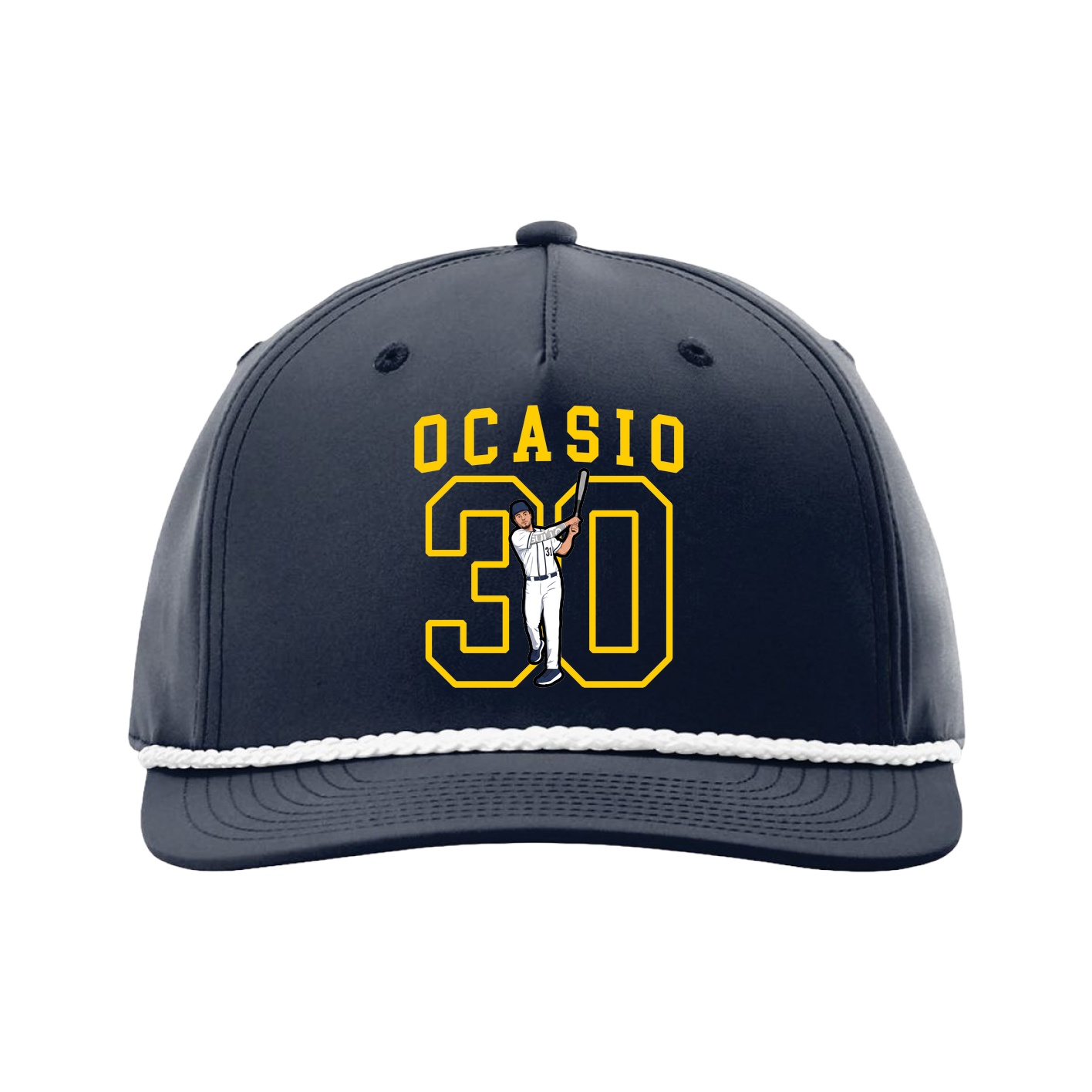 Five-Panel Classic Rope Cap — Shirsey in Navy