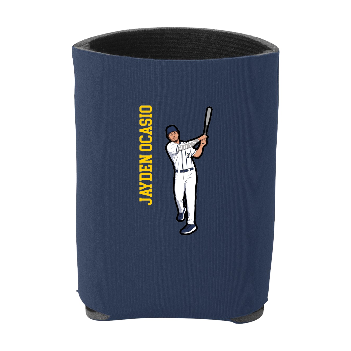 Can Holder — Name Vertical in Navy