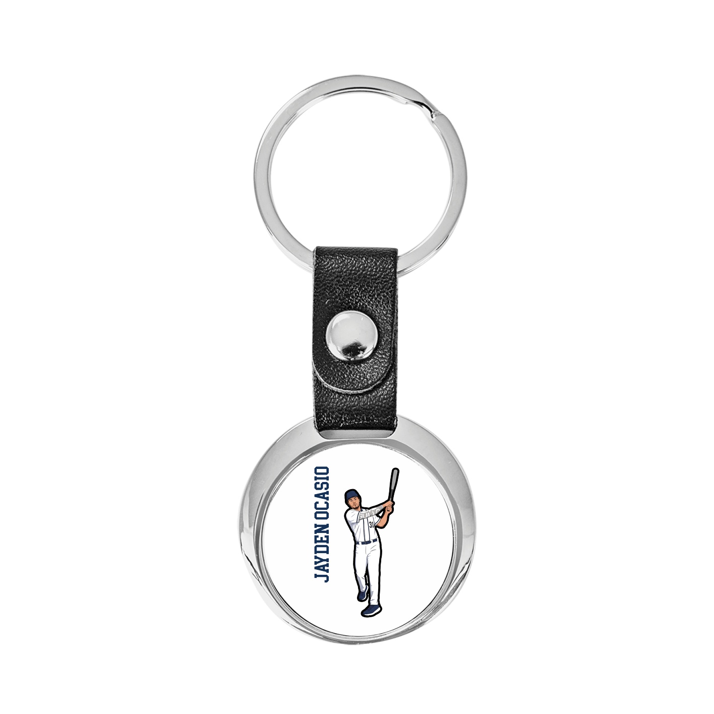 Key Chain — Name Vertical in Classic