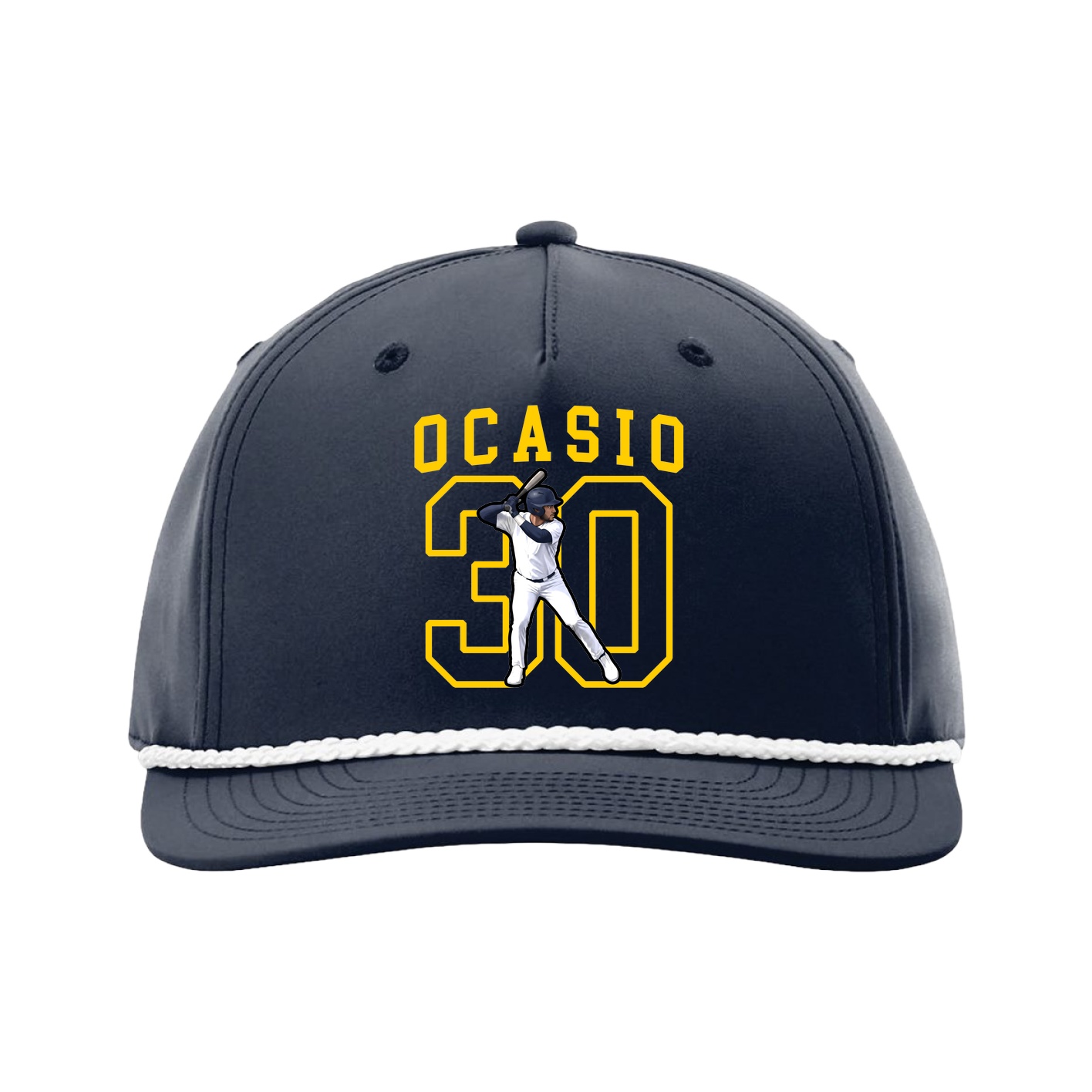 Five-Panel Classic Rope Cap — Shirsey in Navy