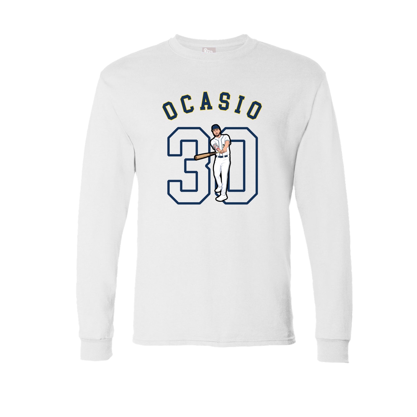 Long Sleeve Tee — Shirsey Arch in White